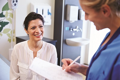 women with doctor